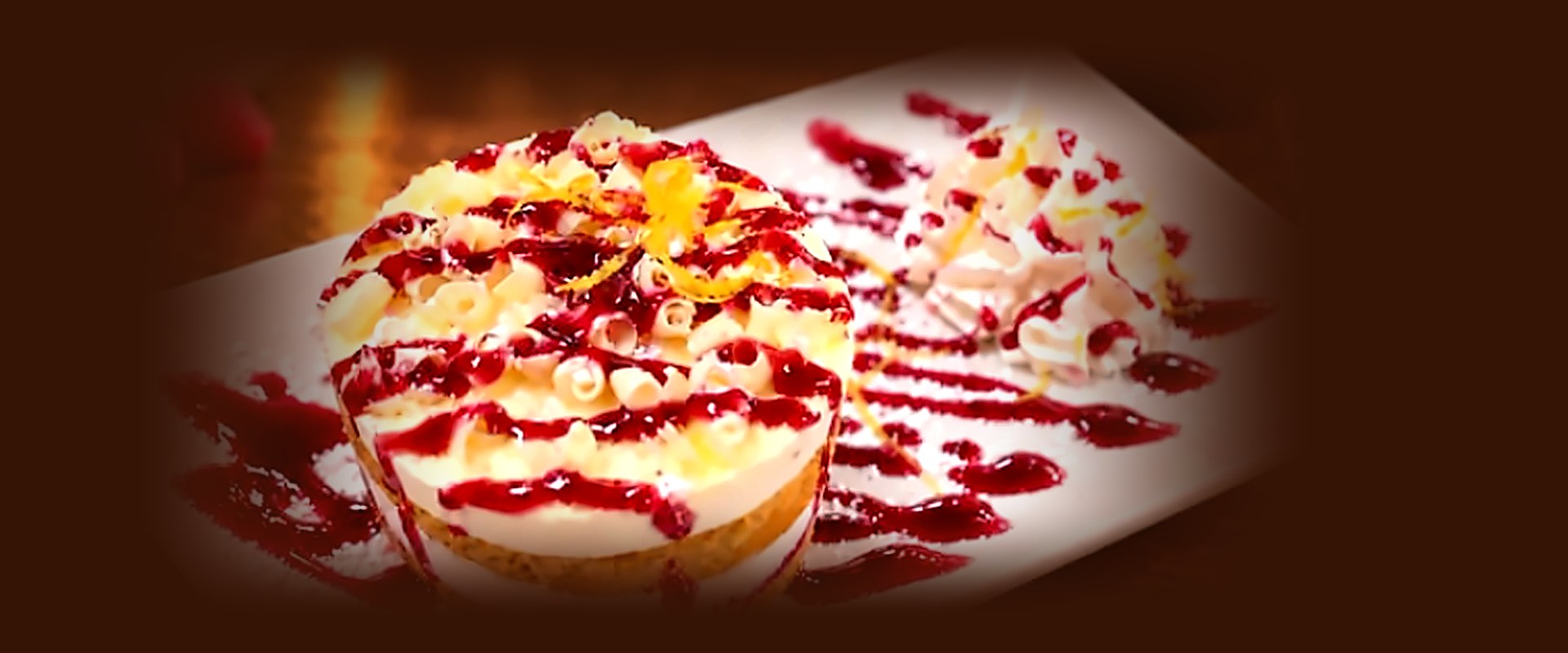 Raspberry lemon drop cake at Matera Grill